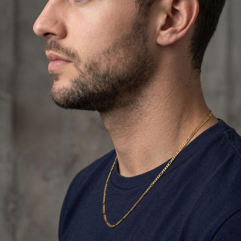 Figaro Chain | 18K Gold 3.3mm