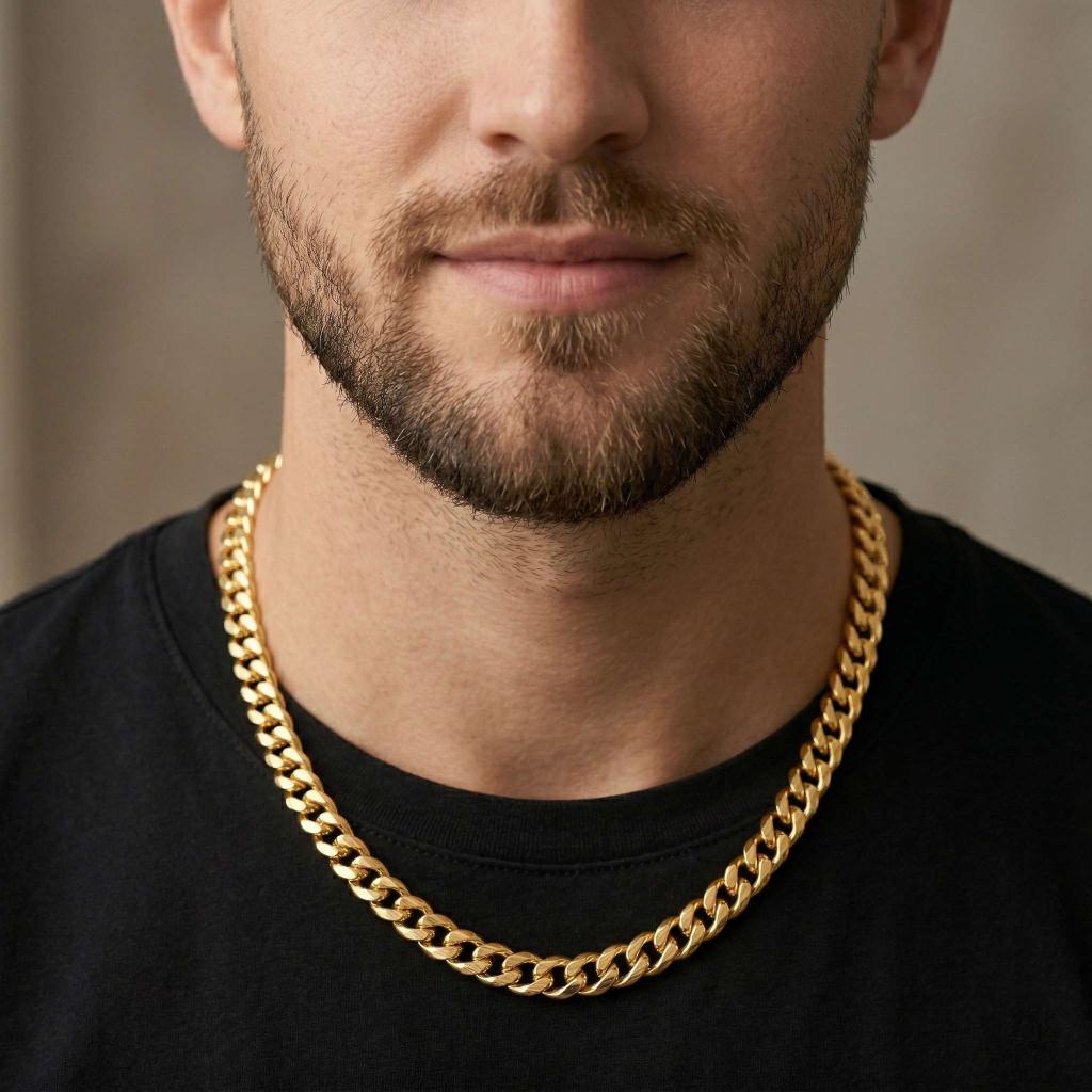 Cuban Chain | 18K Gold 7mm