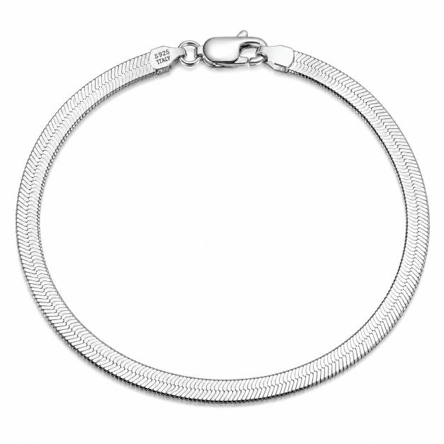 Herringbone Bracelet | 925 Silver 3mm