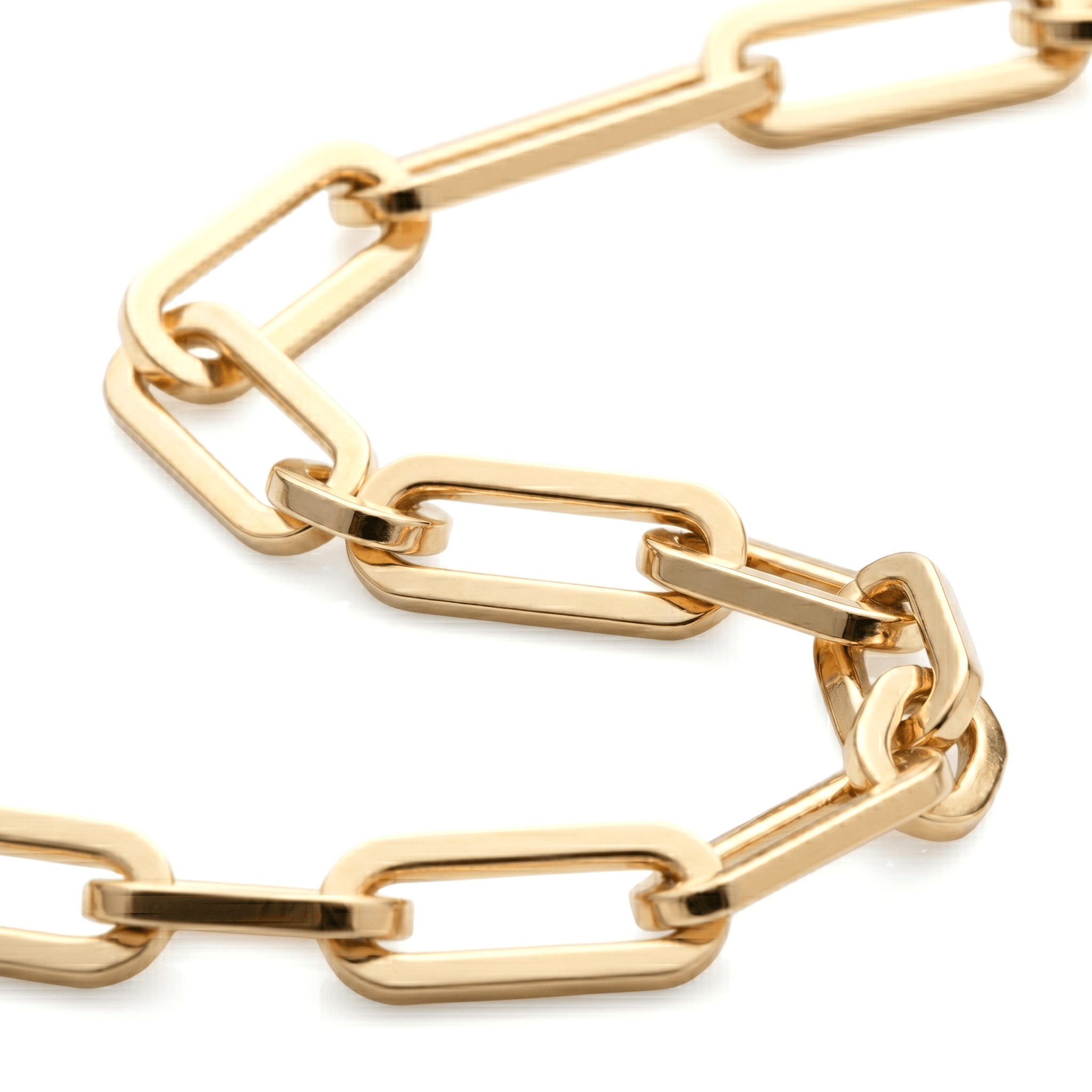 Paperclip Bracelet | 14K Gold 4.5mm