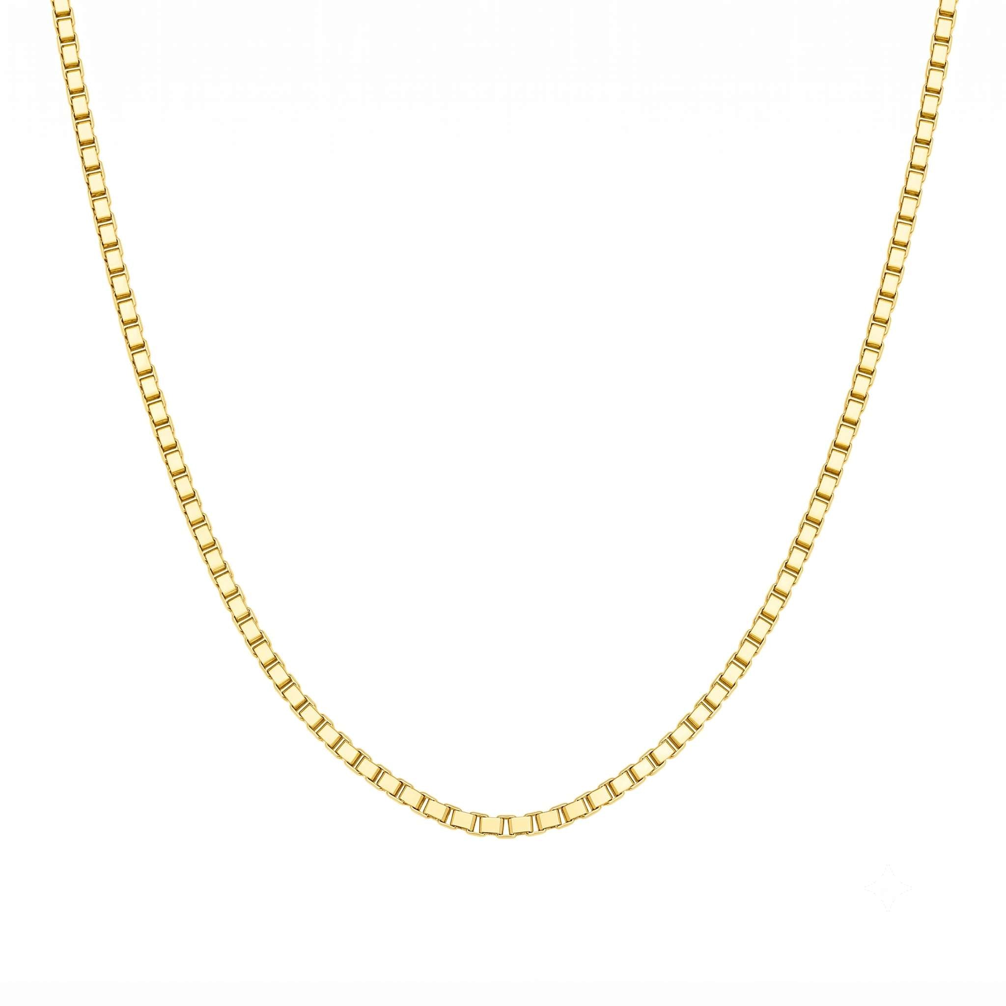 Box Chain | 18K Gold 1mm