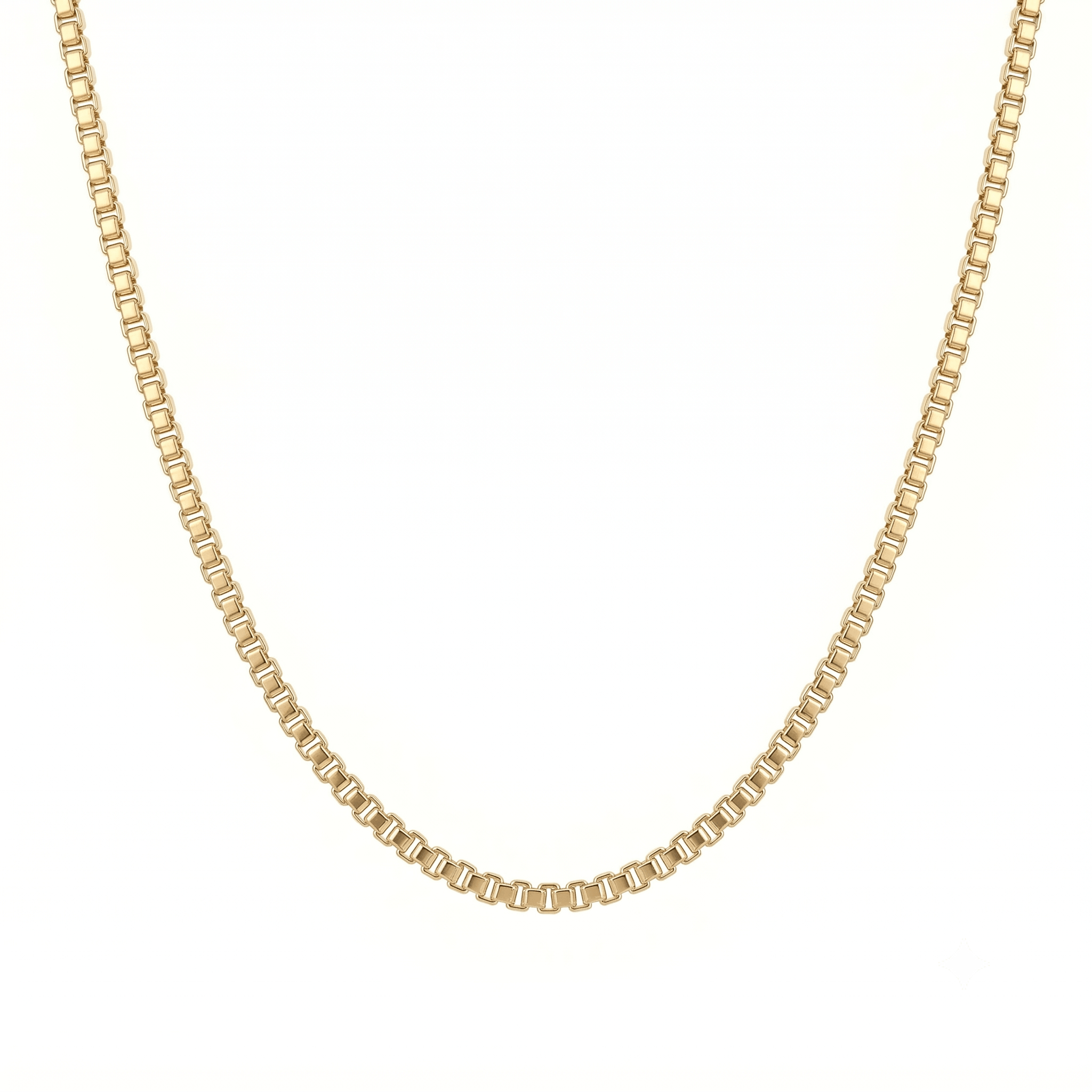 Box Chain | 18K Gold 2mm