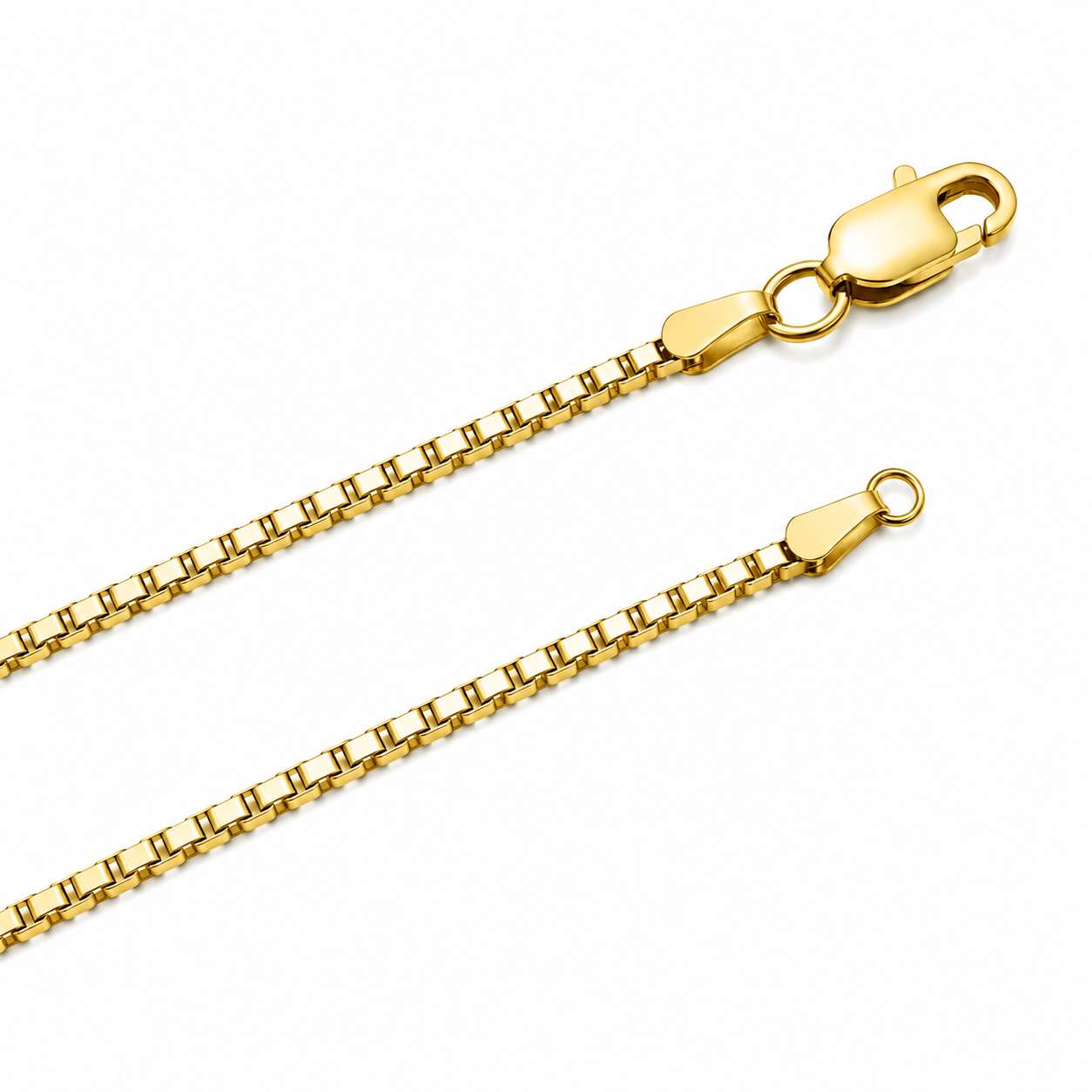 Box Chain | 18K Gold 2mm