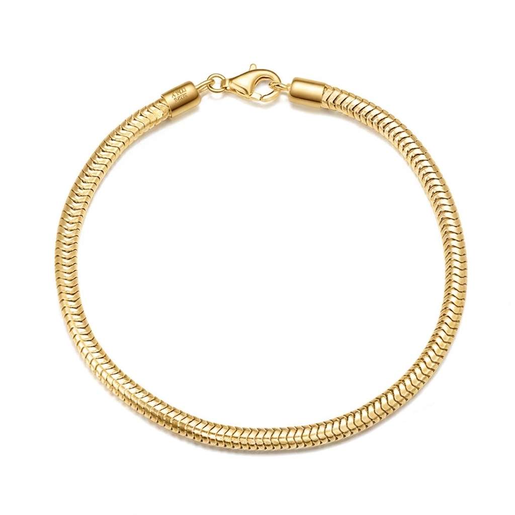 Snake Bracelet | 14K Gold 3mm