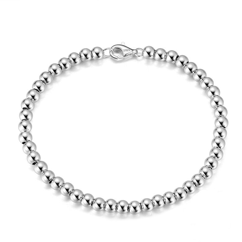 Bead Ball Bracelet | 925 Silver 4mm