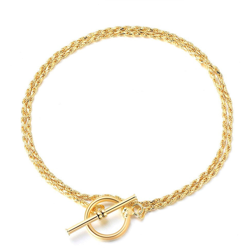 OT Rope Bracelet | 14K Gold 3mm