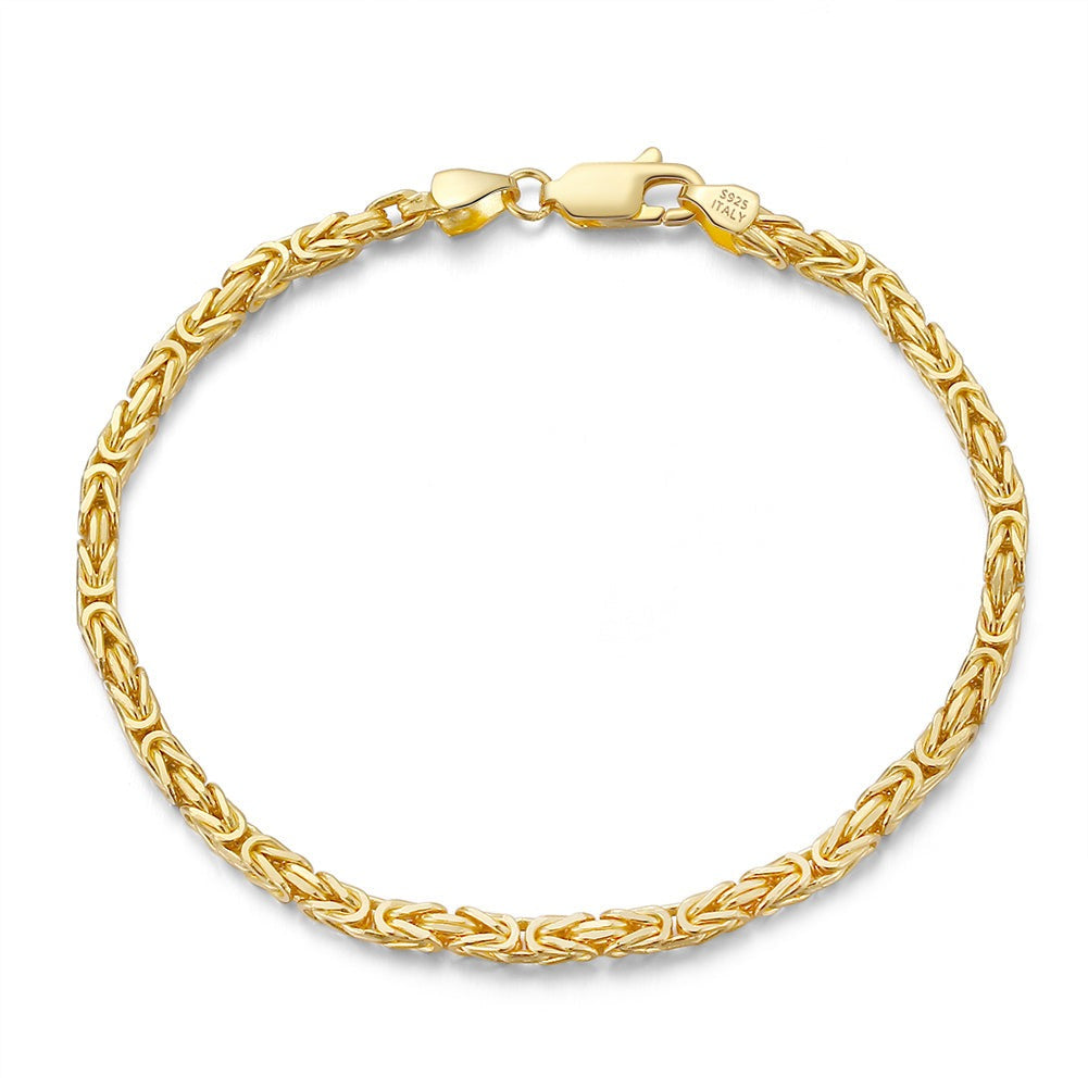 Byzantine Bracelet | 18K Gold 2.5mm