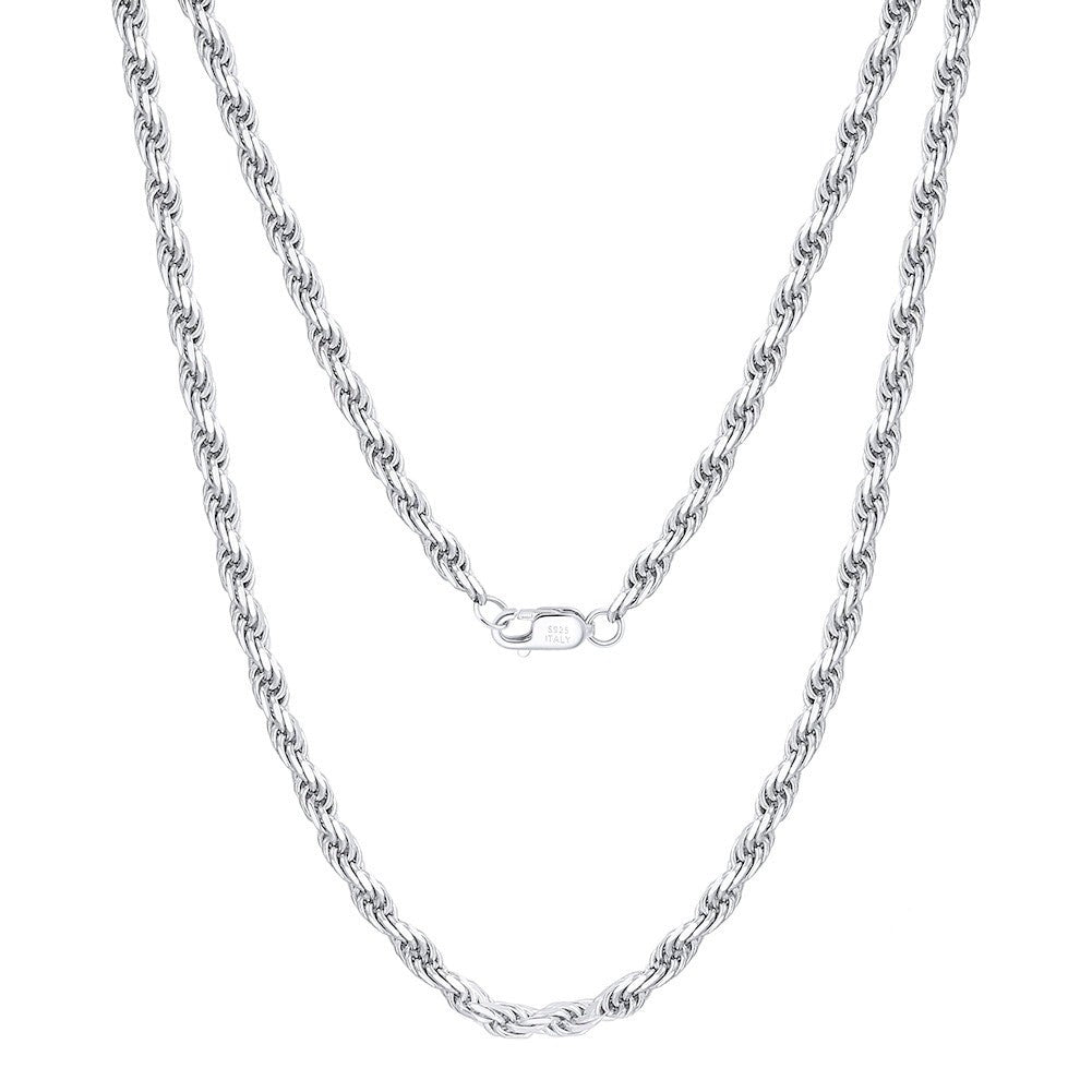Sterling Silver Rope Chain - 20