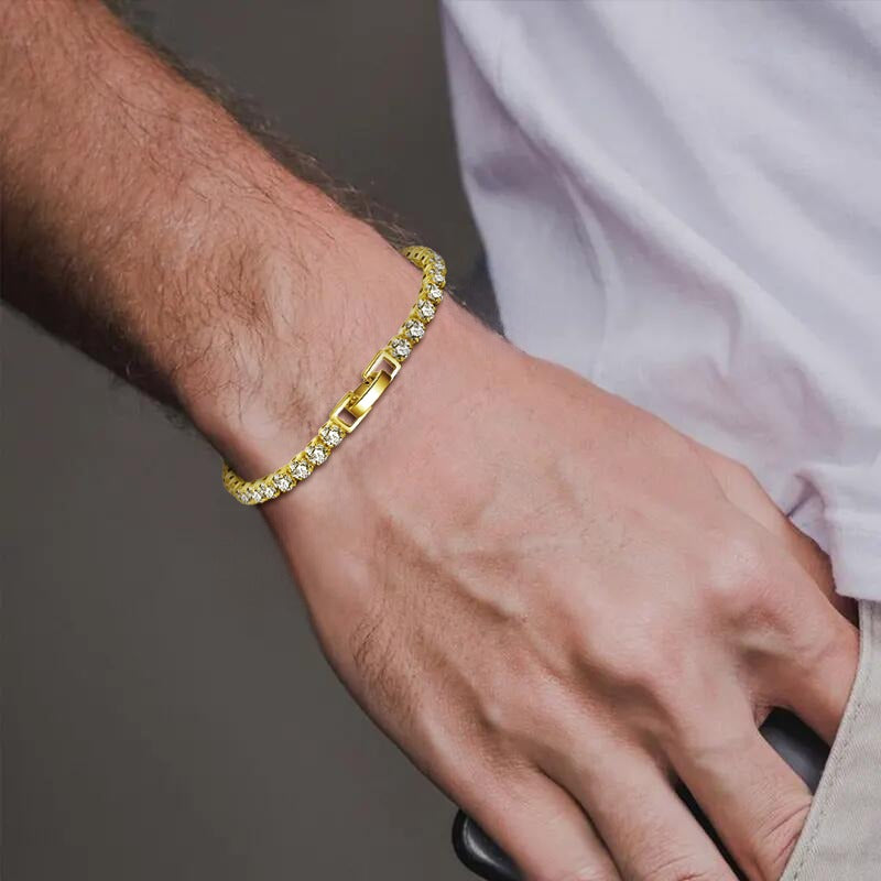 Tennis Bracelet | 14K Gold 4mm