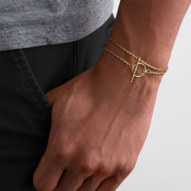 OT Rope Bracelet | 14K Gold 3mm