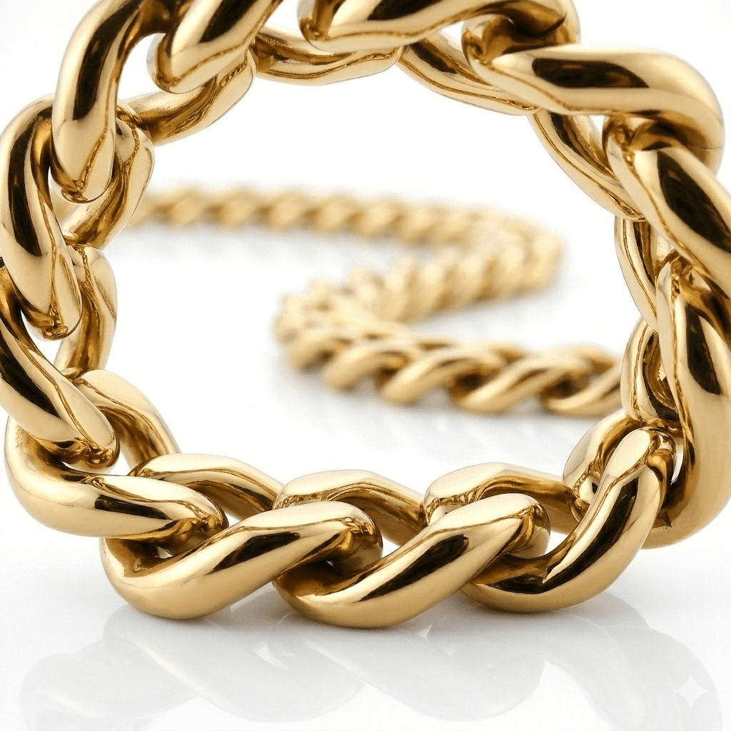 Cuban Chain | 18K Gold 5mm