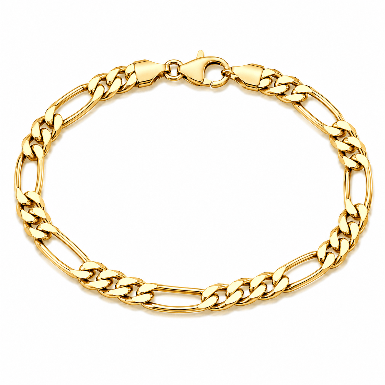 Figaro Bracelet | 18K Gold 5mm