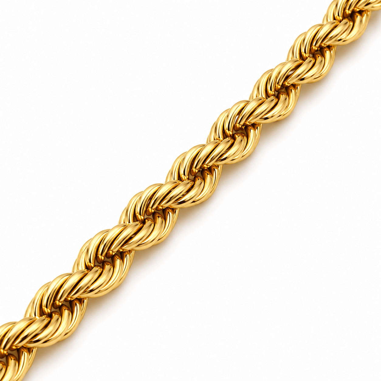 Rope Bracelet | 18K Gold 3.3mm