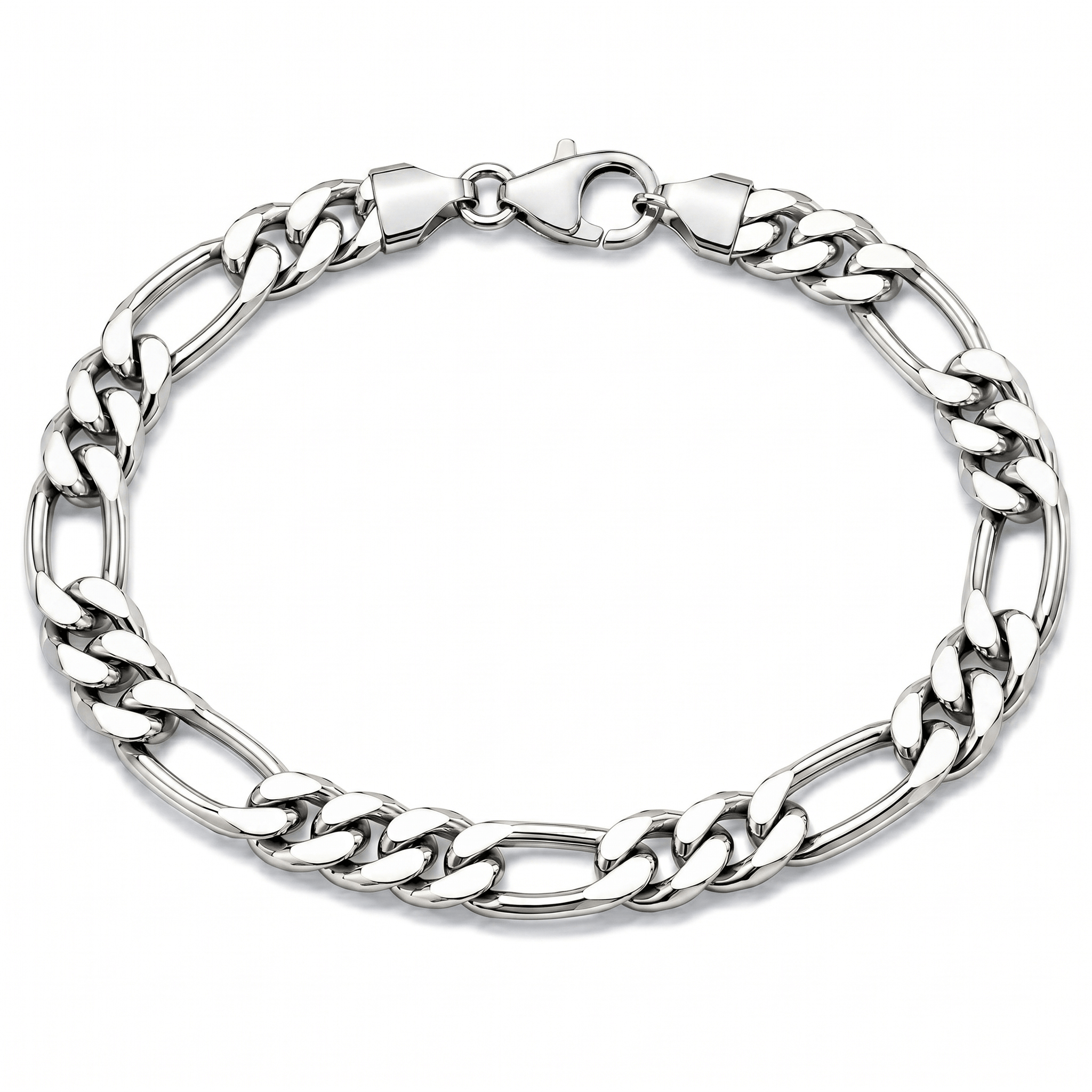 Figaro Bracelet | 925 Silver 6.5mm