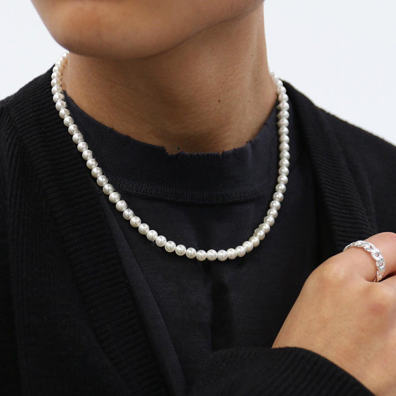 Pearls Chain | 14K Gold 6mm