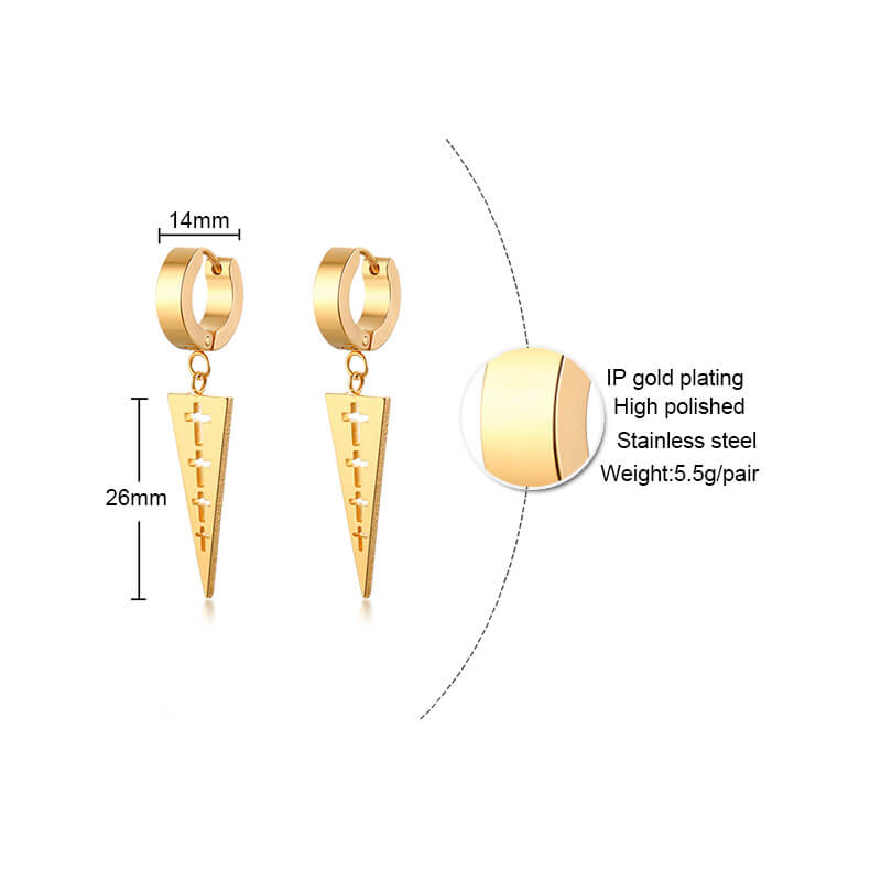 Vortex Earring | Gold