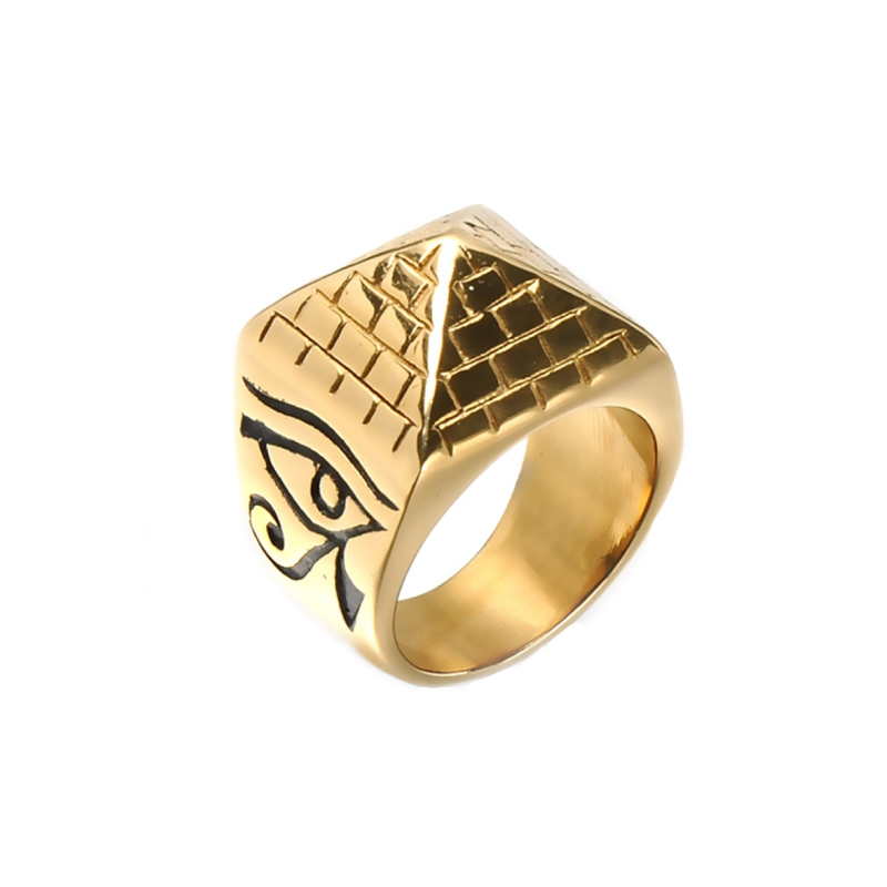 Pyramid Ring | Gold