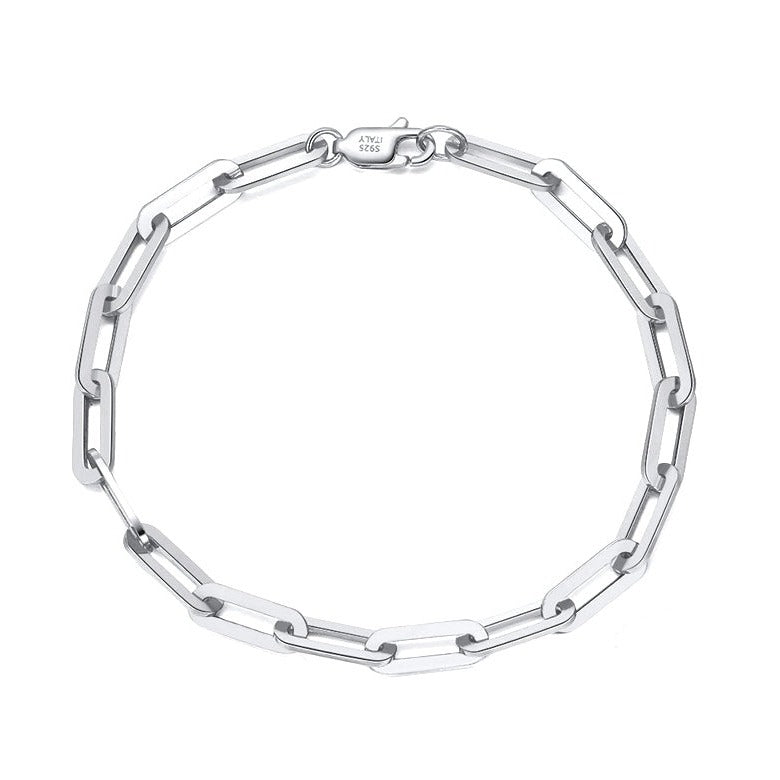 Paperclip Bracelet | 925 Silver 4.5mm